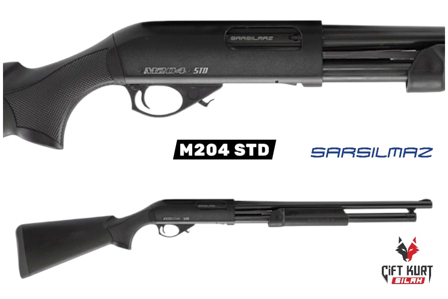 Sarsılmaz M204 STD Pompalı Yivsiz Av Tüfeği